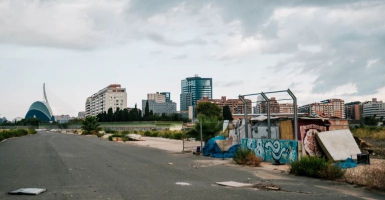circuito urbano de Valencia, abandonado