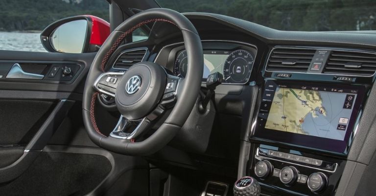 Interior del Volkswagen Golf