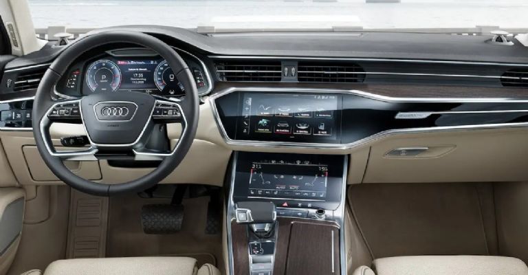 Interior del Audi A6 2023