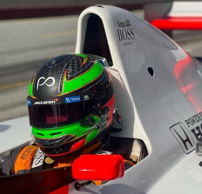 Pato O'Ward con el McLaren de Senna