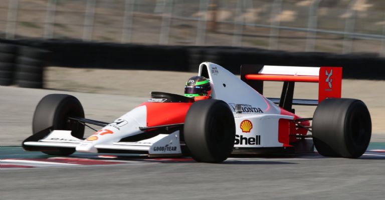 Pato O'Ward en el McLaren de Senna