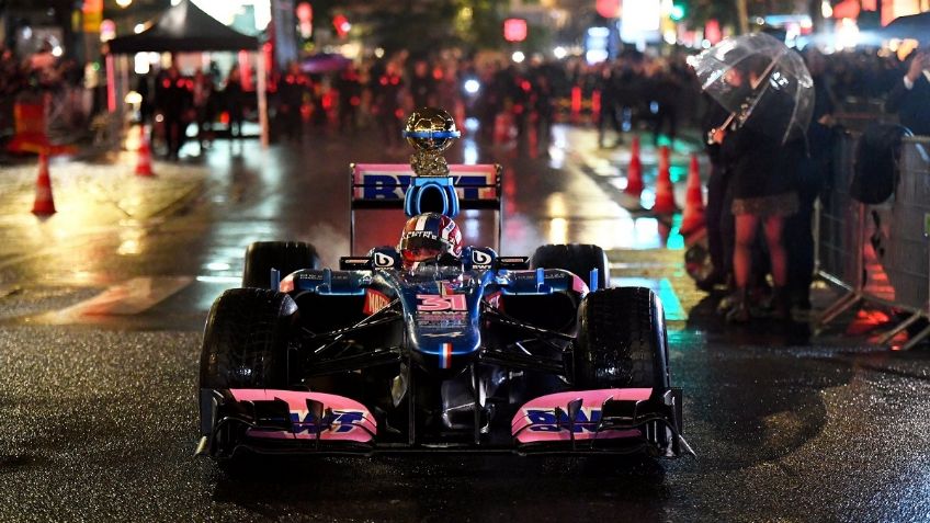 Balón de Oro llega a bordo de un F1 que no era un Alpine original