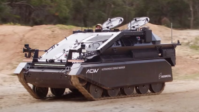 Tanque de guerra autónomo alemán aterra por su aspecto y sus posibles actualizaciones