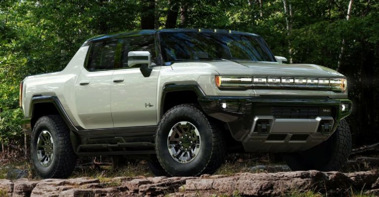 Diseño exterior de la GMC Hummer EV