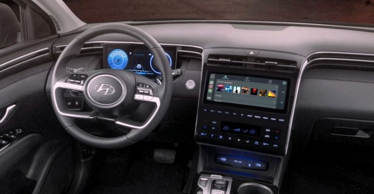 Interior de la Hyundai Tucson 2023