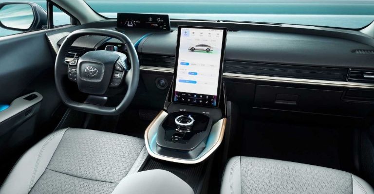 Interior del Toyota bZ3