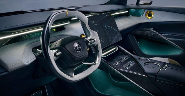 Interior de la Lotus Eletre 2023