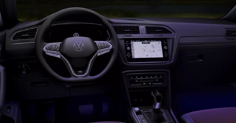 Interior de la Volkswagen Tiguan 2023