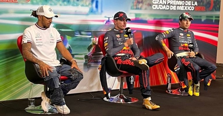 Max Verstappen en el GP de México