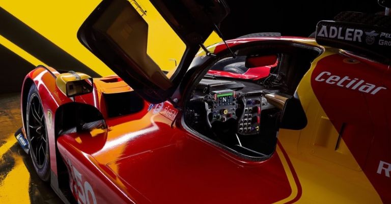 Interior del Ferrari 499P