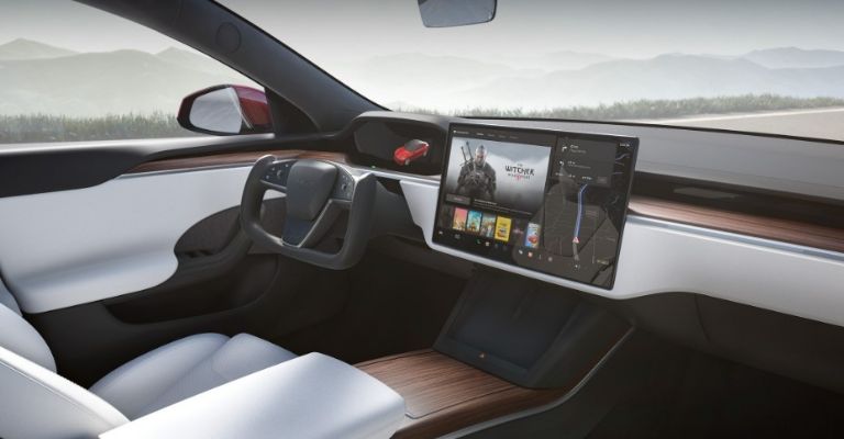 Interior del Tesla Model S