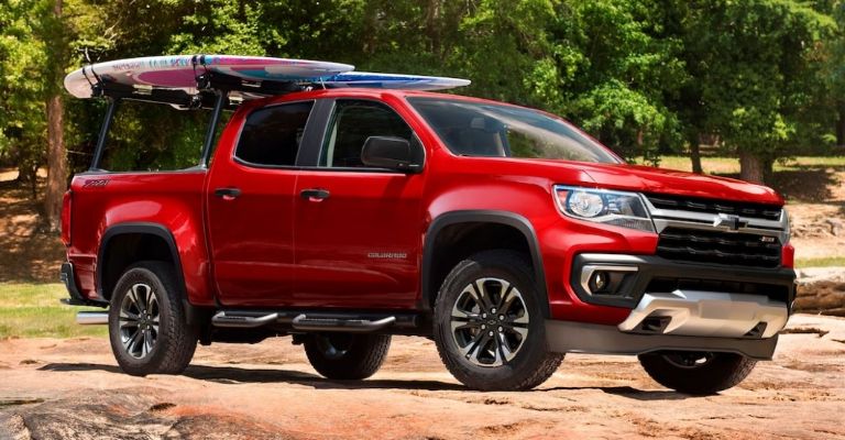 Motor de la Chevrolet Colorado 2022