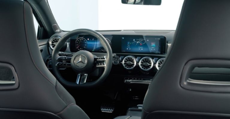 Interior del Mercedes-Benz Clase a