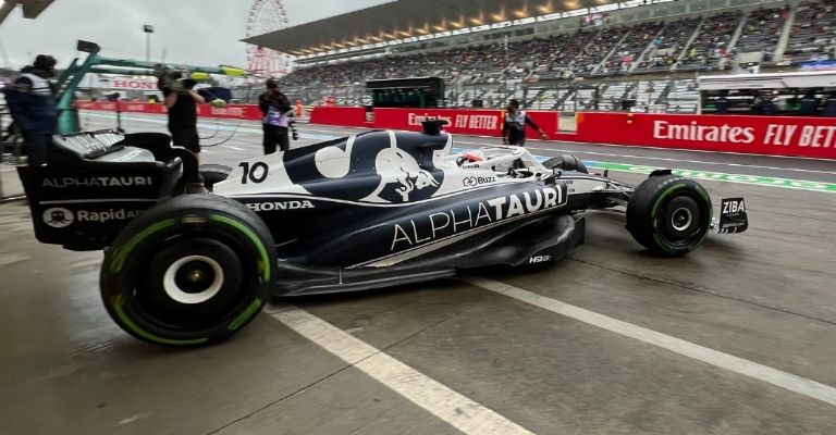 Pierre Gasly en el GP de Japón