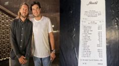 Sebastian Vettel cena con pilotos de F1 y su cuenta supera los 3 millones de pesos