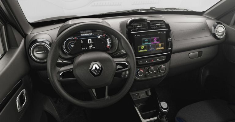 Interior del Renault Kwid