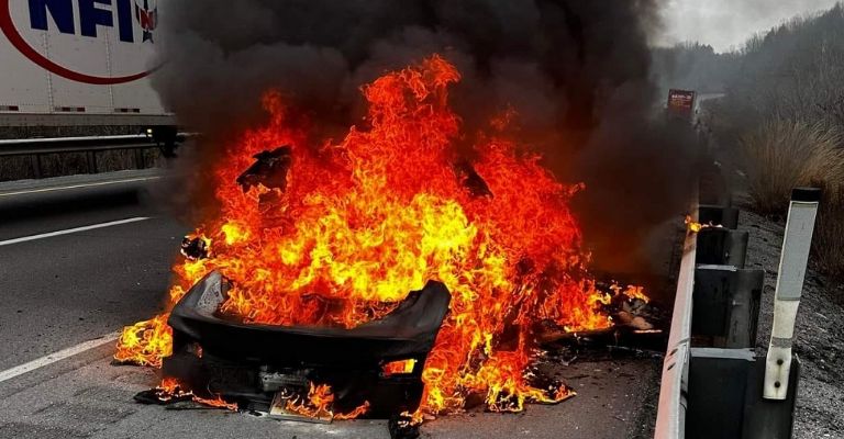 Tesla incendio