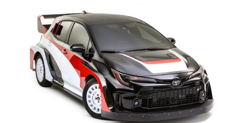 Frente del Toyota GR Corolla Rally Concept 