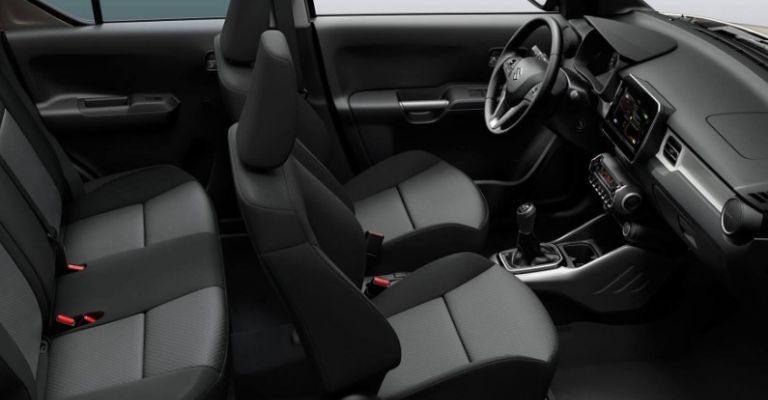 Interior del Suzuki Ignis 2023