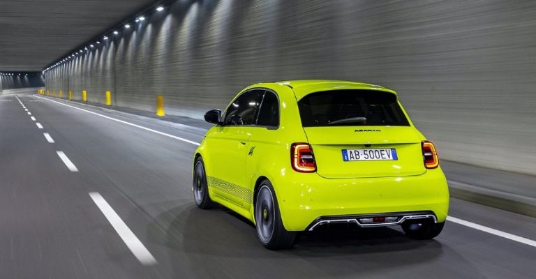 Exterior del Abarth 500e