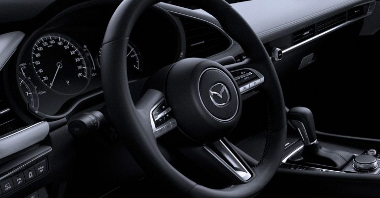 Interior del Mazda 3 Sedán