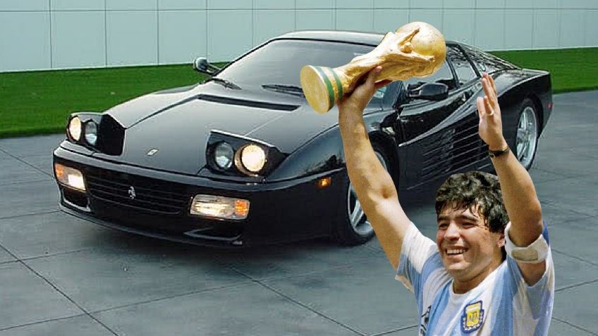 Maradona y la historia de su Ferrarri Testarossa, único en el mundo