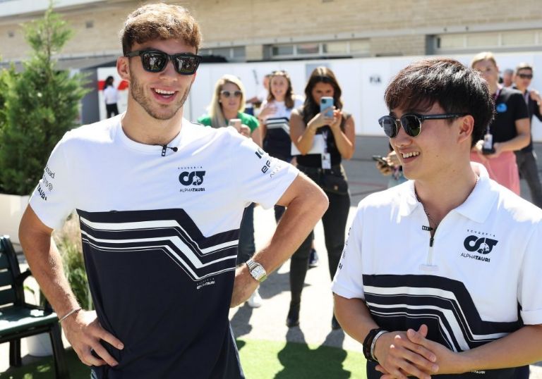 Pierre Gasly y Yuki Tsunoda