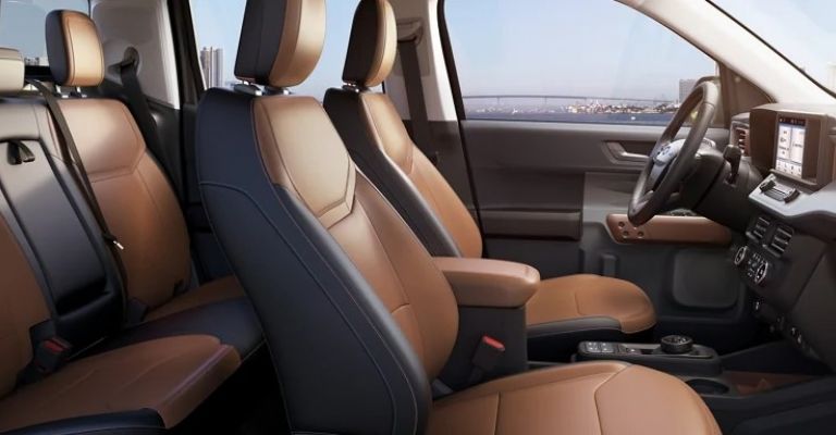 Interior de la Ford Maverick 2022