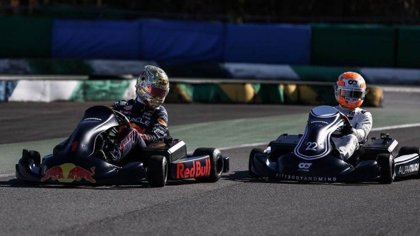 Checo Pérez vence a Max Verstappen en el Honda Racing Thanks Day 2022