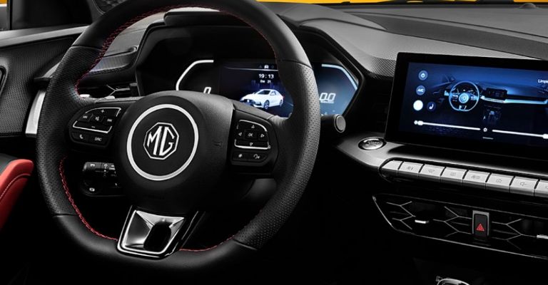 Interior del MG Motors 2023