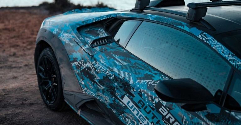 Diseño exterior del Lamborghini Huracán Sterrato