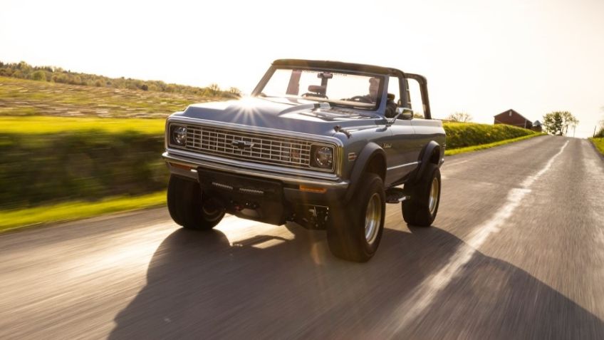 Chevrolet K5 Blazer Bully,  una camioneta completamente restaurada con más de 1,200 hp