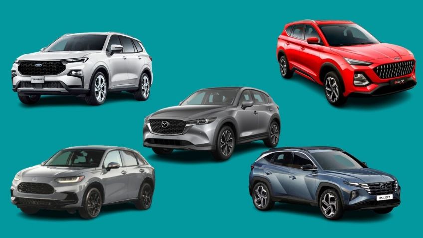 Las 5 mejores SUV por menos de 600 mil pesos para comprar en 2023