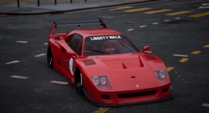 Auto Show de Tokio: el Ferrari F40 Widebody por Liberty Walk será uno de los lanzamientos polémicos