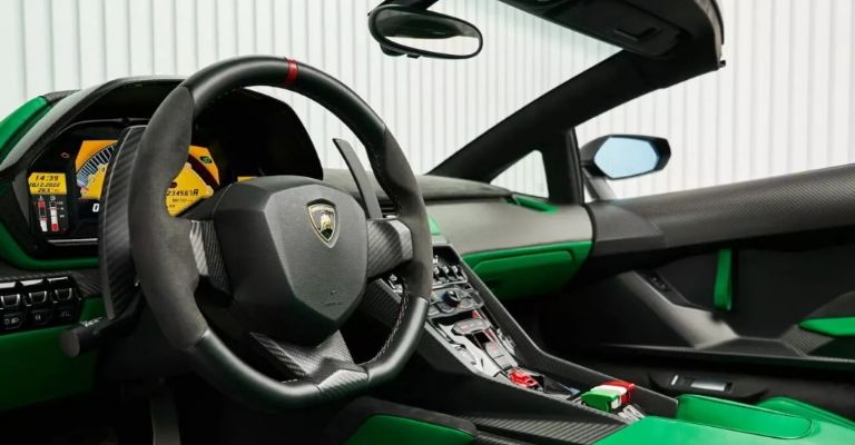 Interior del Lamborghini Veneno