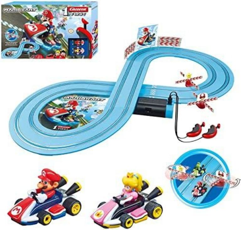 pista de carreras de niños mario kart