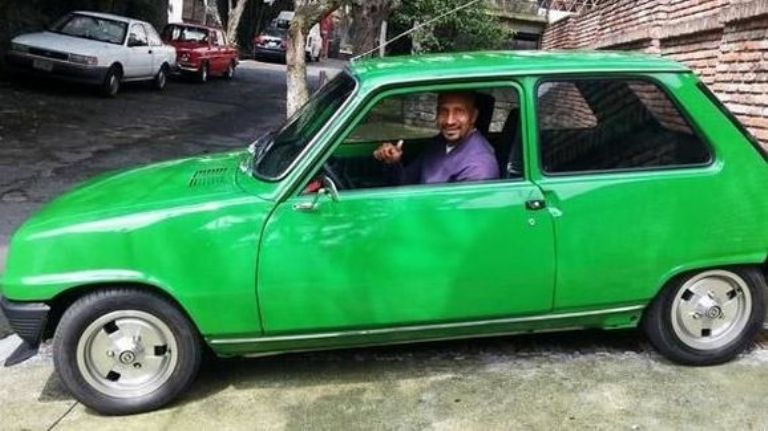 conejo perez renault 5 modelo 1975 futbol cruz azul, tuca ferretti