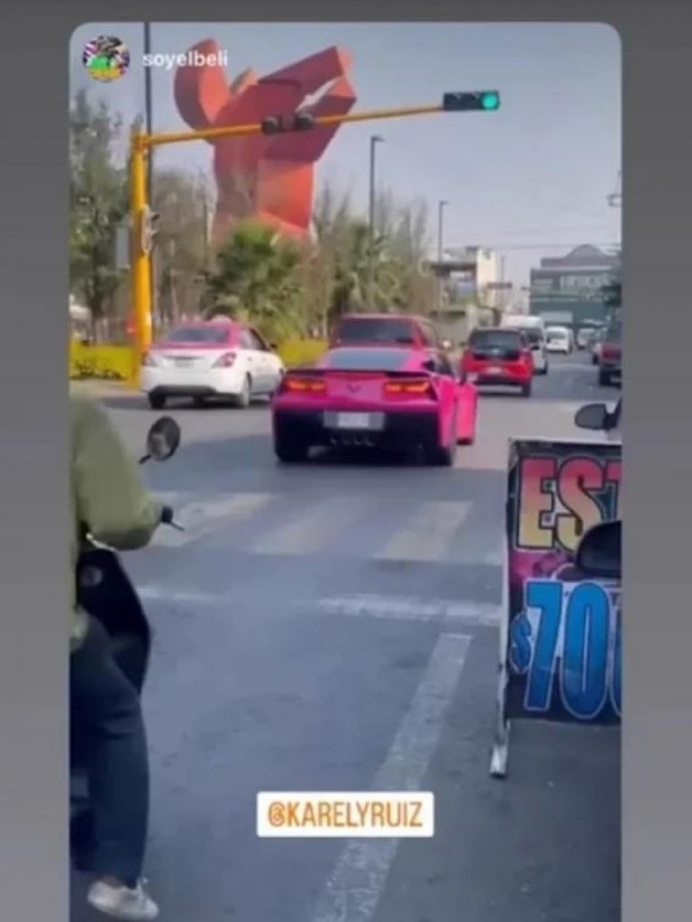 karely ruiz corvette rosa corvette 2023