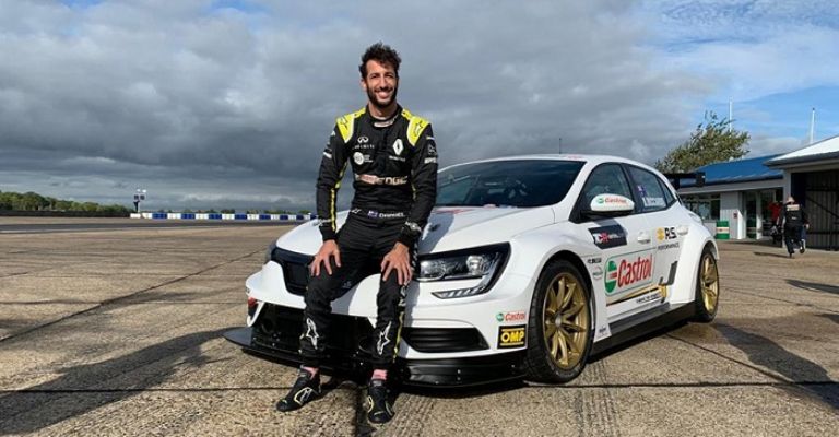 Daniel Ricciardo y el Renault Megane RS Trophy
