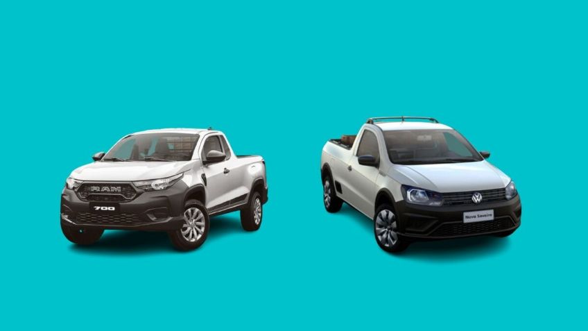 RAM 700 vs Volkswagen Saveiro: duelo de camionetas de trabajo baratas