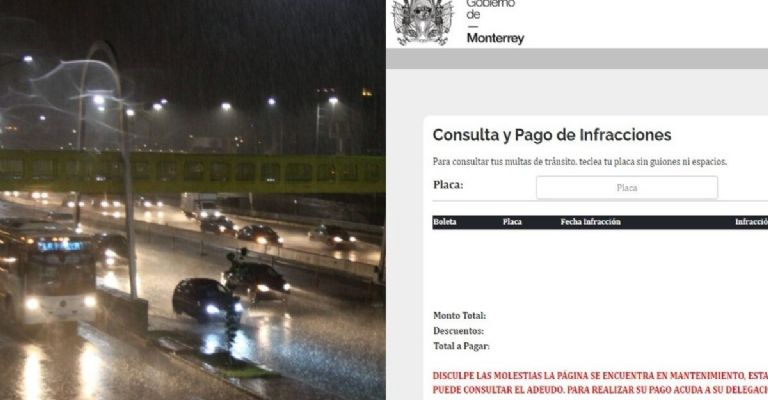 Pagar multas en Monterrey