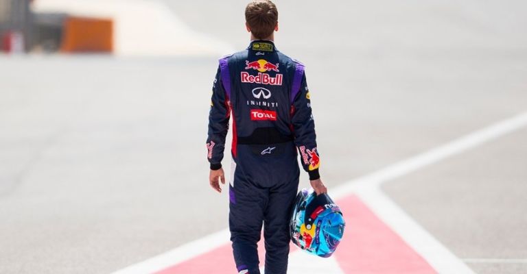 Sebastian Vettel en Red Bull