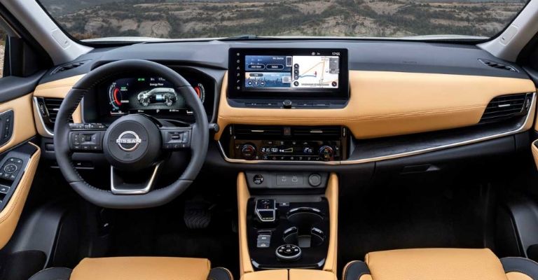 Interior de la Nissan X-Trail