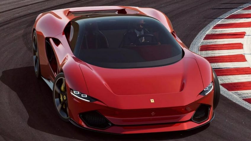 Así sería el sucesor del Ferrari SF90 Stradale según un visionario estudiante de diseño