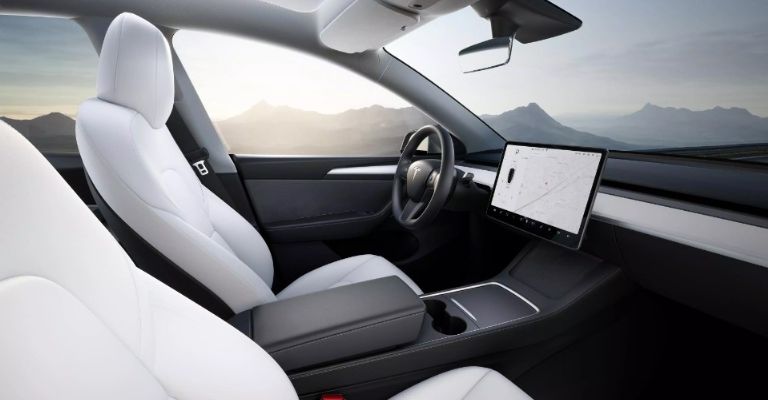 Interior de la Tesla Model Y