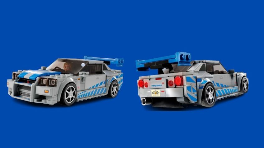 El Nissan GT-R R34 de Paul Walker en Rápidos y Furiosos se inmortaliza en este nuevo set de Lego