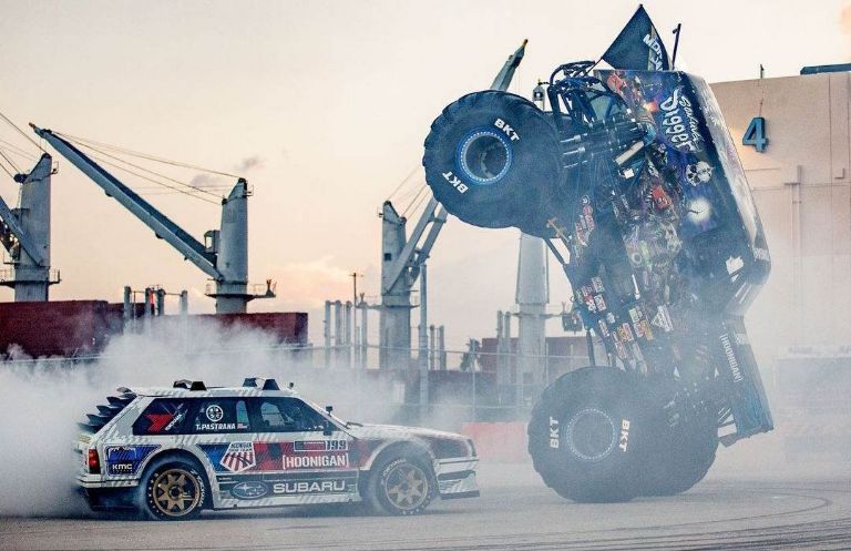 gymkhana 2022 travis pastrana Subaru GL Wagon 1983