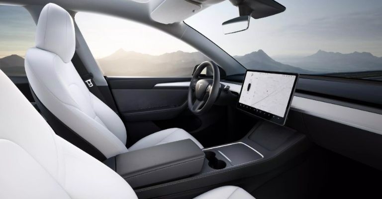 Interior de la Tesla Model Y