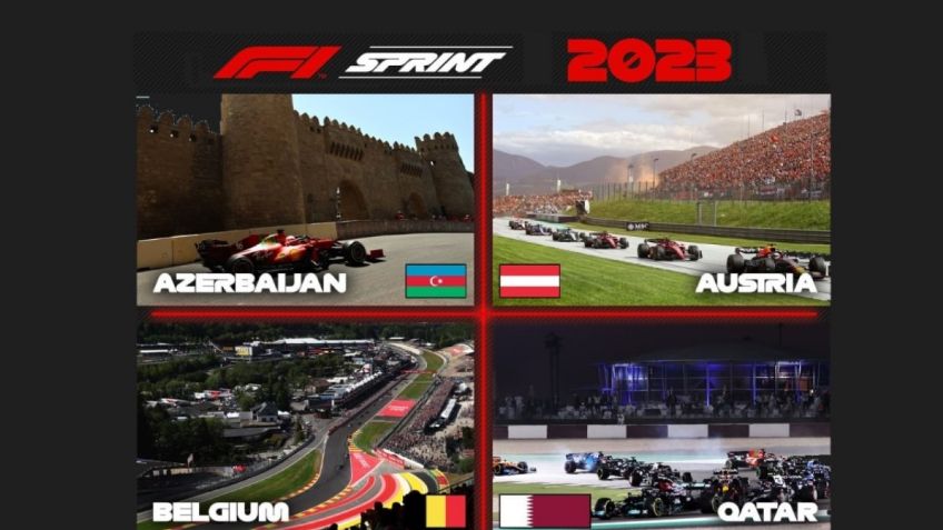 Fórmula 1 confirma seis carreras Sprint en 2023: circuitos y calendario
