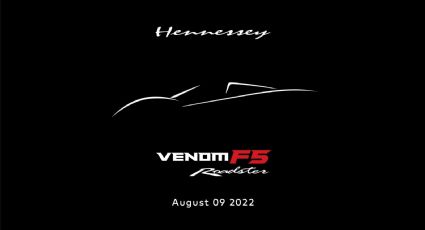 El Hennessey Venom F5 Roadster será presentado el 9 de agosto